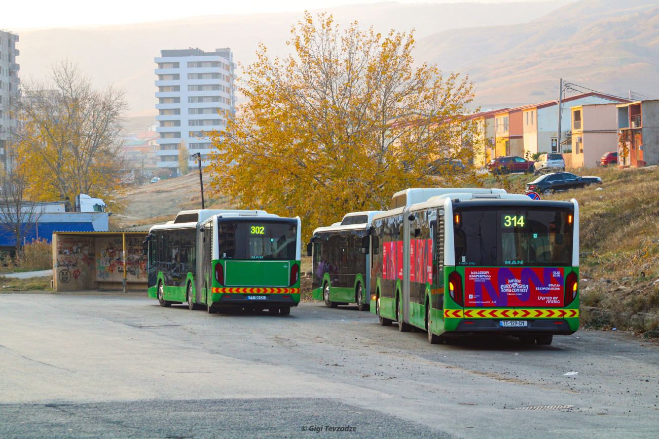 Tbilisi, MAN 18C Lion's City 18 G NG320 # TT-106-CM; Tbilisi, MAN 18C Lion's City 18 G NG320 # TT-129-CM