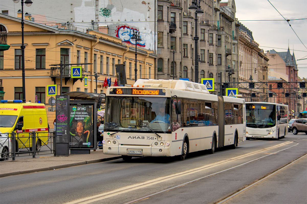 Saint Petersburg, LiAZ-6213.71 # 7548