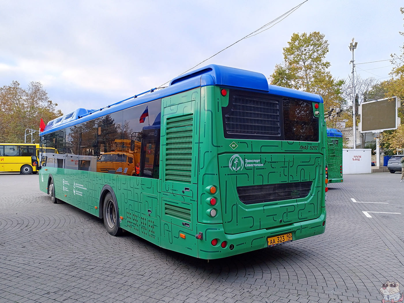 Севастополь, ЛиАЗ-5292.67 (CNG) № АА 323 92; Севастополь — Выставка, посвящённая 75-летию Севастопольского троллейбуса