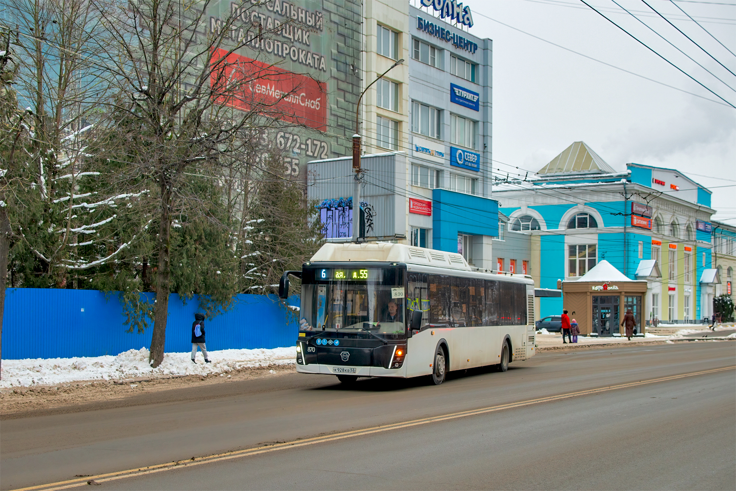 Veliky Новгород, LiAZ-5292.67 (CNG) # 870