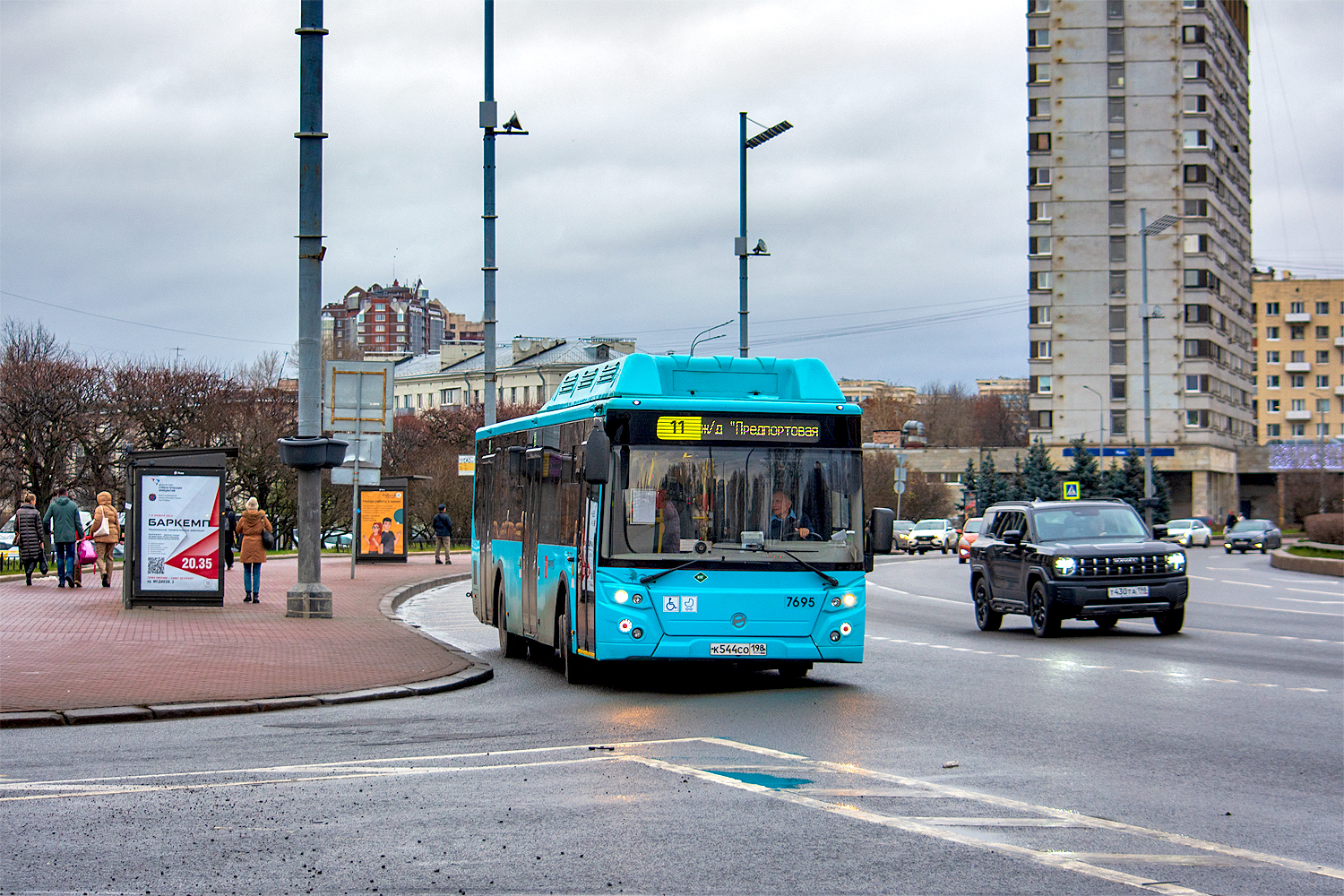 Saint Petersburg, LiAZ-5292.67 (CNG) No. 7695