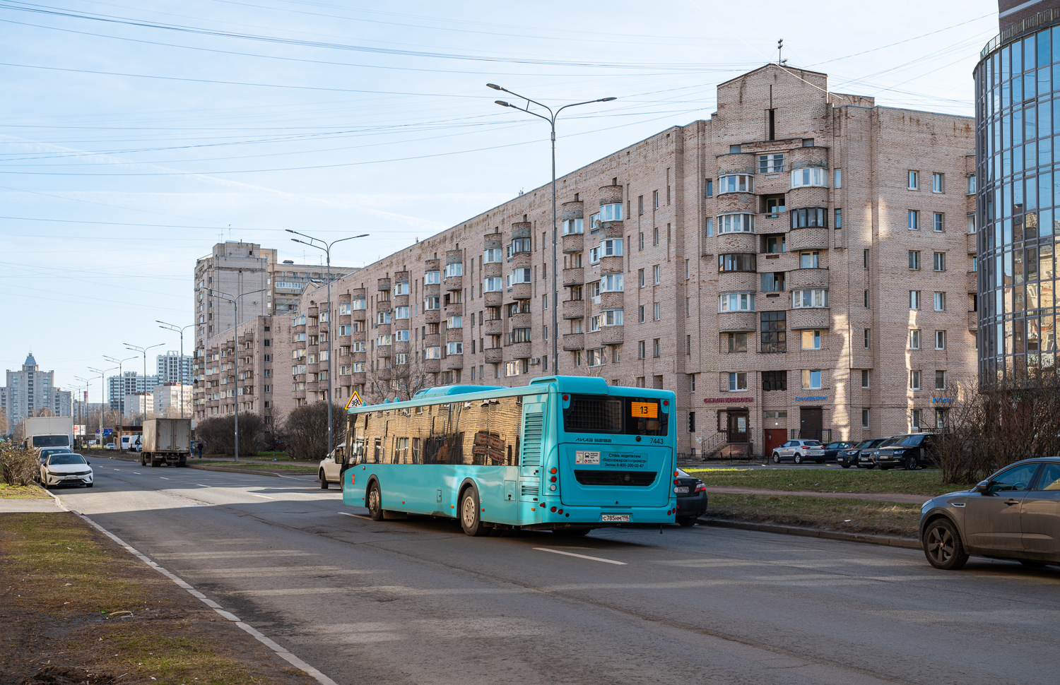 Saint Petersburg, LiAZ-5292.65 # 7443