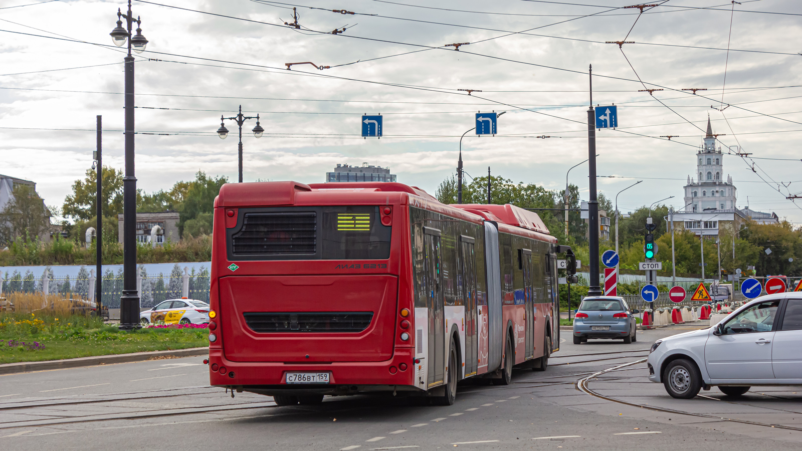 Пермь, ЛиАЗ-6213.67 № С 786 ВТ 159