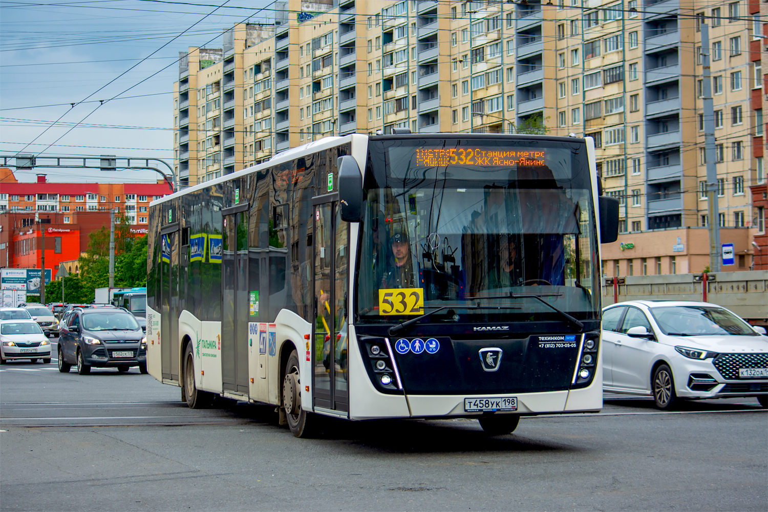 Saint Petersburg, NefAZ-5299-30-52 (5299JN) # Т 458 УК 198