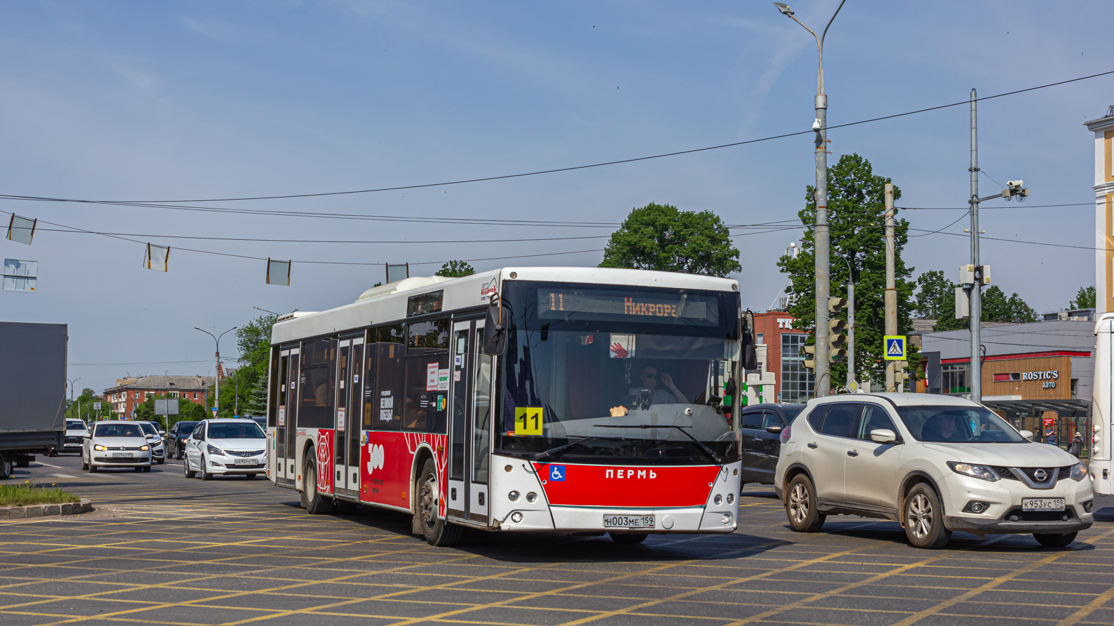 Perm, MAZ-203.016 # Н 003 МЕ 159
