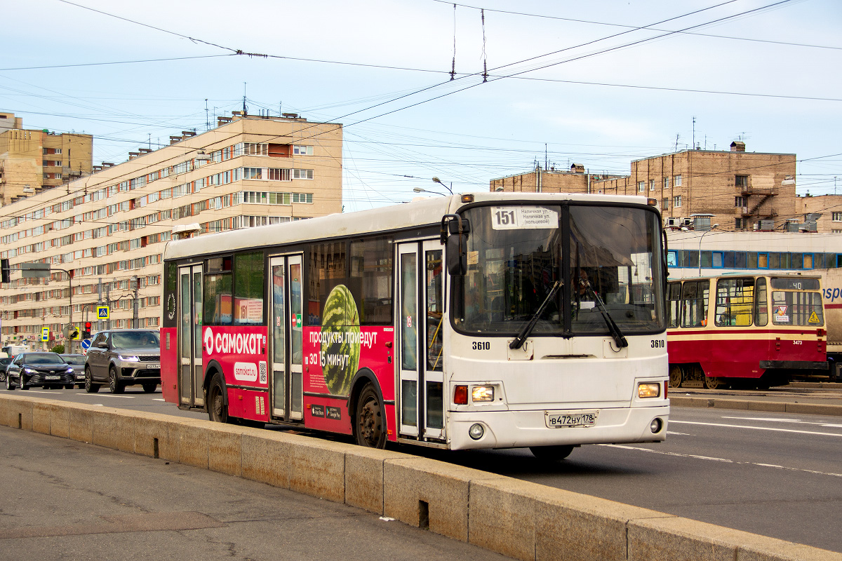 Saint Petersburg, LiAZ-5293.53 Nr. 3610