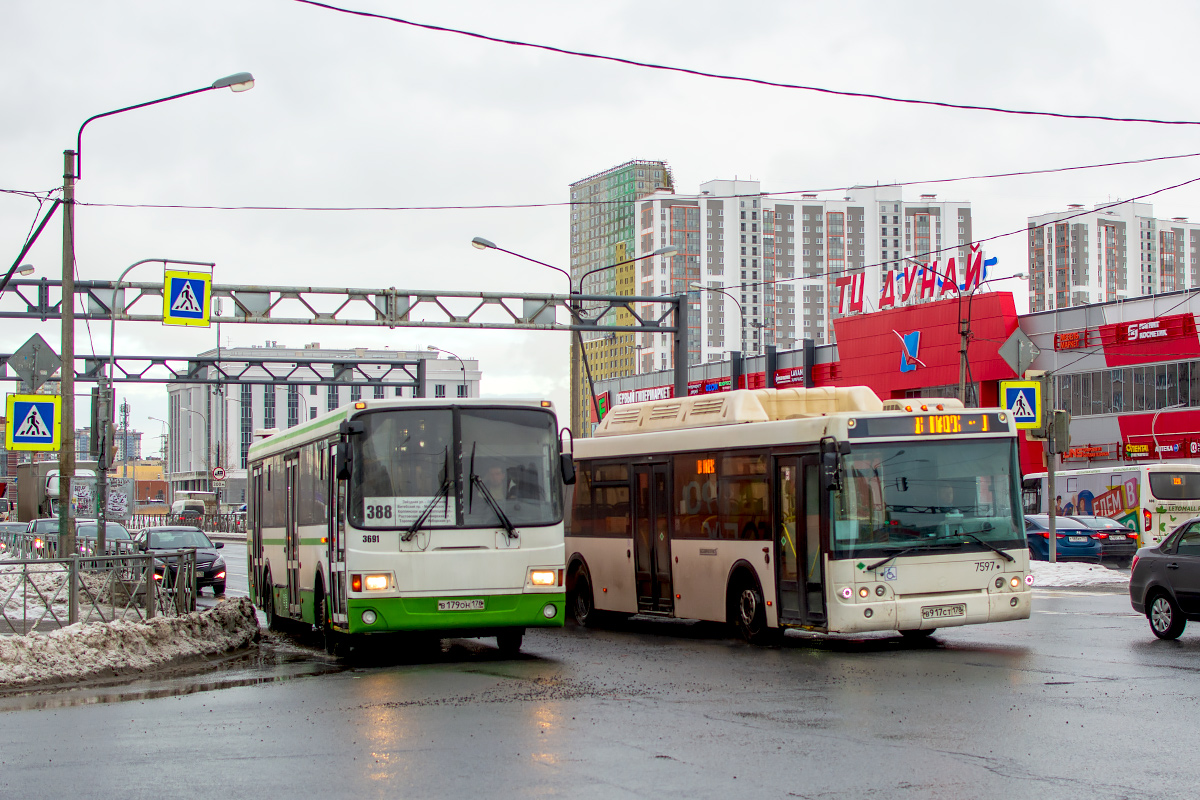 Saint Petersburg, LiAZ-5293.60 # 3691