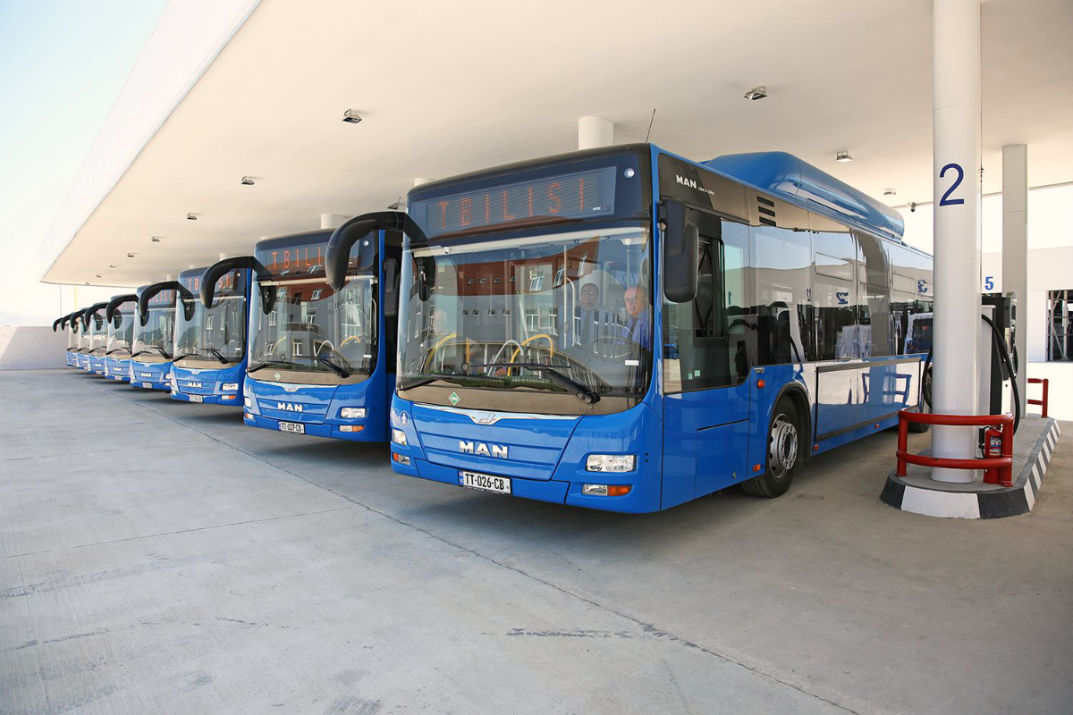 Тбилиси, MAN A21 Lion's City NL313 CNG № TT-026-CB; Тбилиси — Автобусный парк N2; Тбилиси — Новые автобусы в Тбилиси