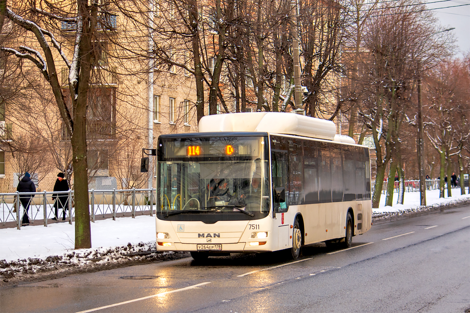 Saint Petersburg, MAN A21 Lion's City NL313 CNG Nr. 7511