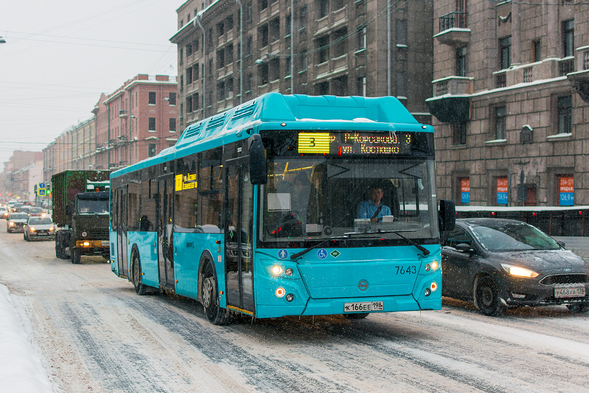 Saint Petersburg, LiAZ-5292.67 (CNG) # 7643