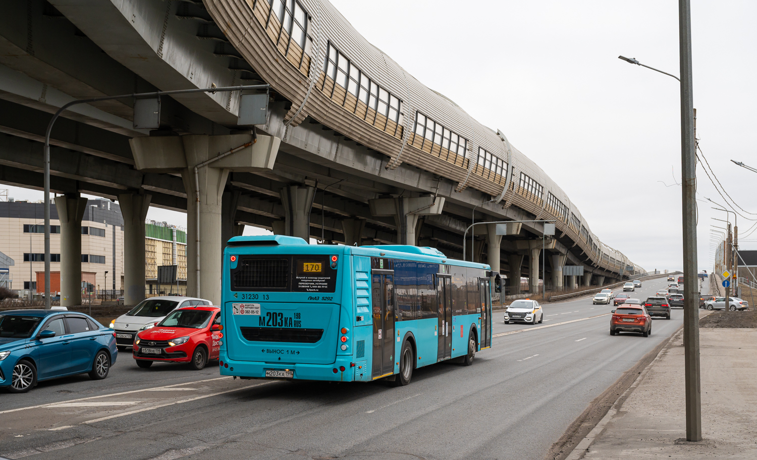 Saint Petersburg, LiAZ-5292.67 (LNG) # 31230