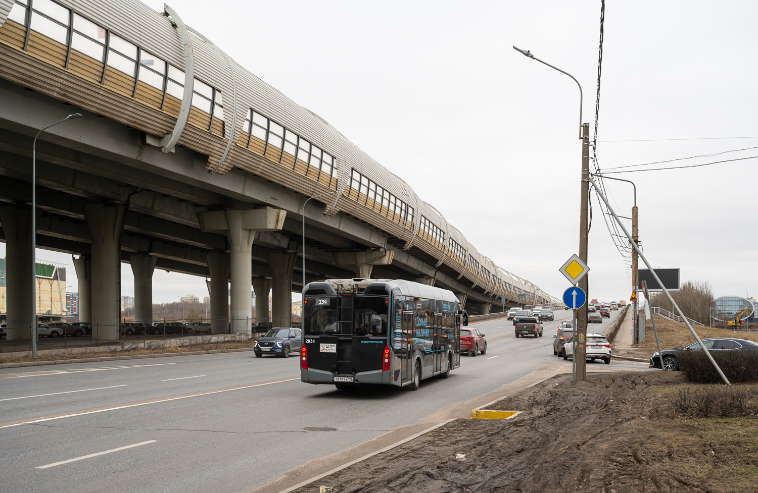 Санкт-Петербург, УТТЗ-6242.01 "Электрогород" № 2834
