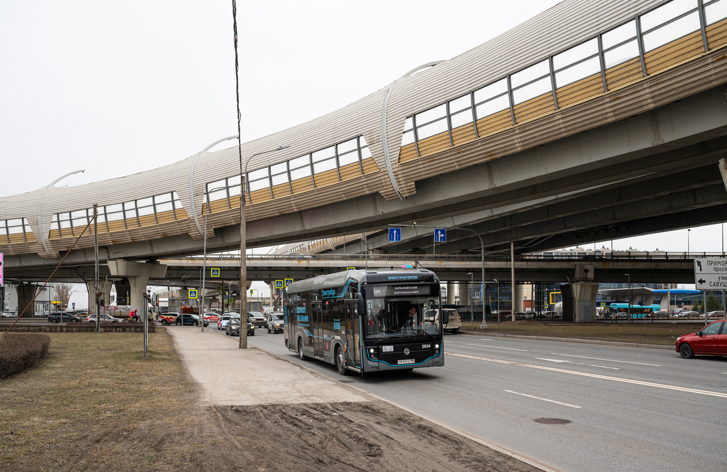 Saint Petersburg, UTTZ-6242.01 "Elektrogorod" # 2834