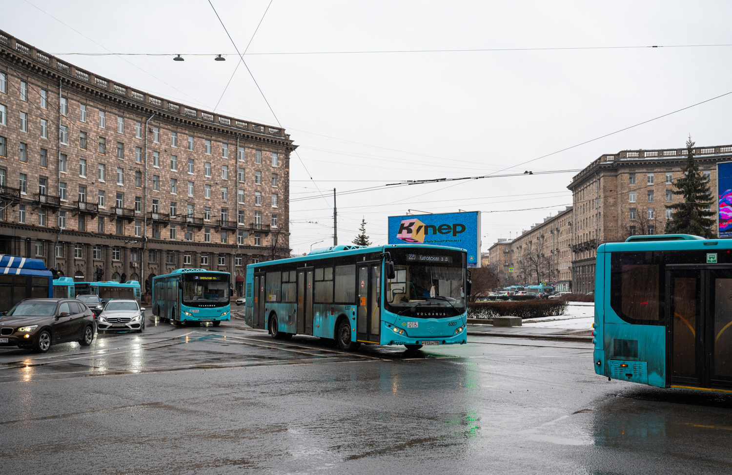 Saint Petersburg, Volgabus-5270.G4 (LNG) # 6651; Saint Petersburg, Volgabus-5270.G4 (LNG) # 6307
