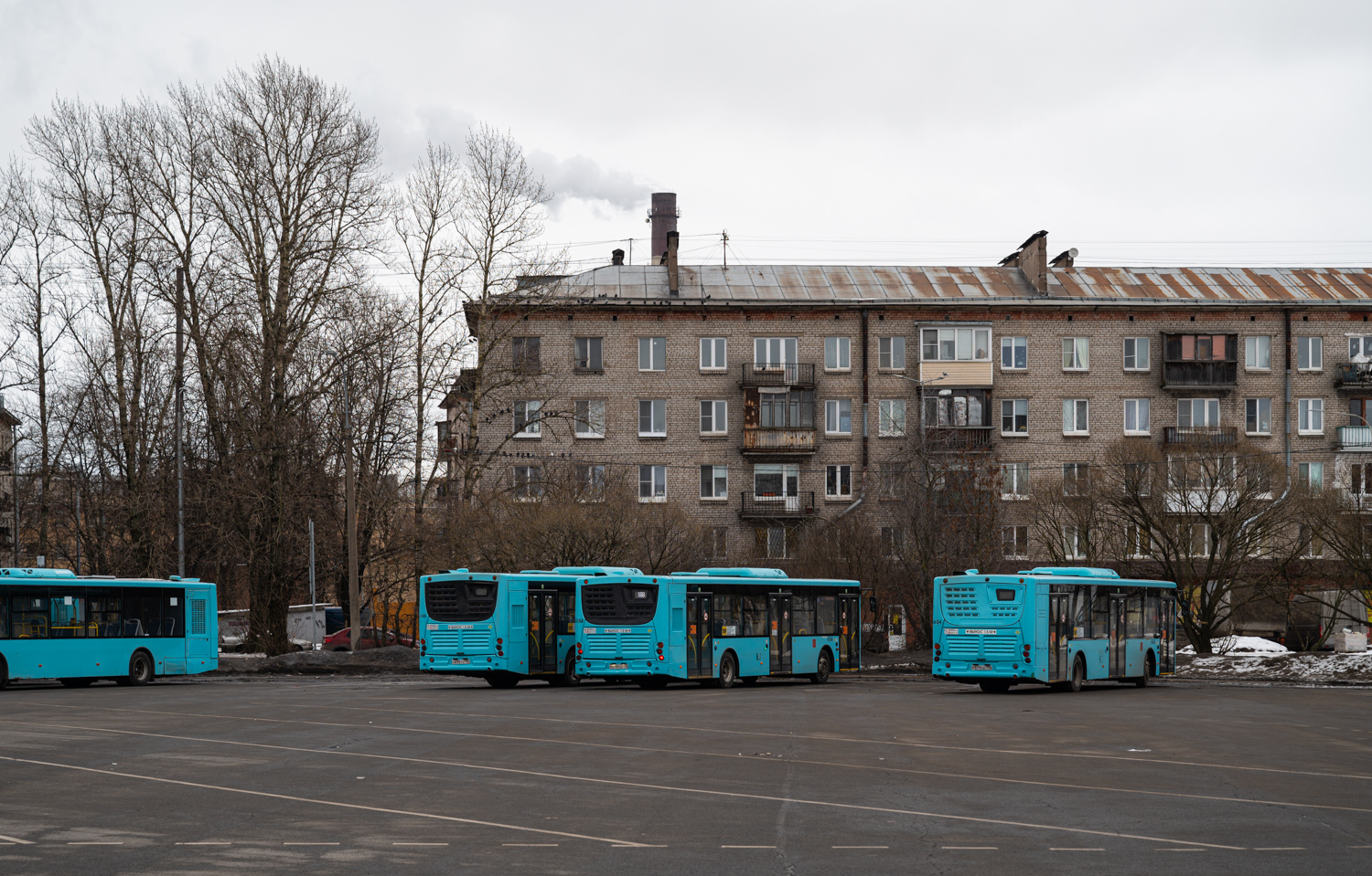 Saint Petersburg, Volgabus-5270.G2 (LNG) # 6154; Saint Petersburg, Volgabus-5270.G4 (LNG) # 6634