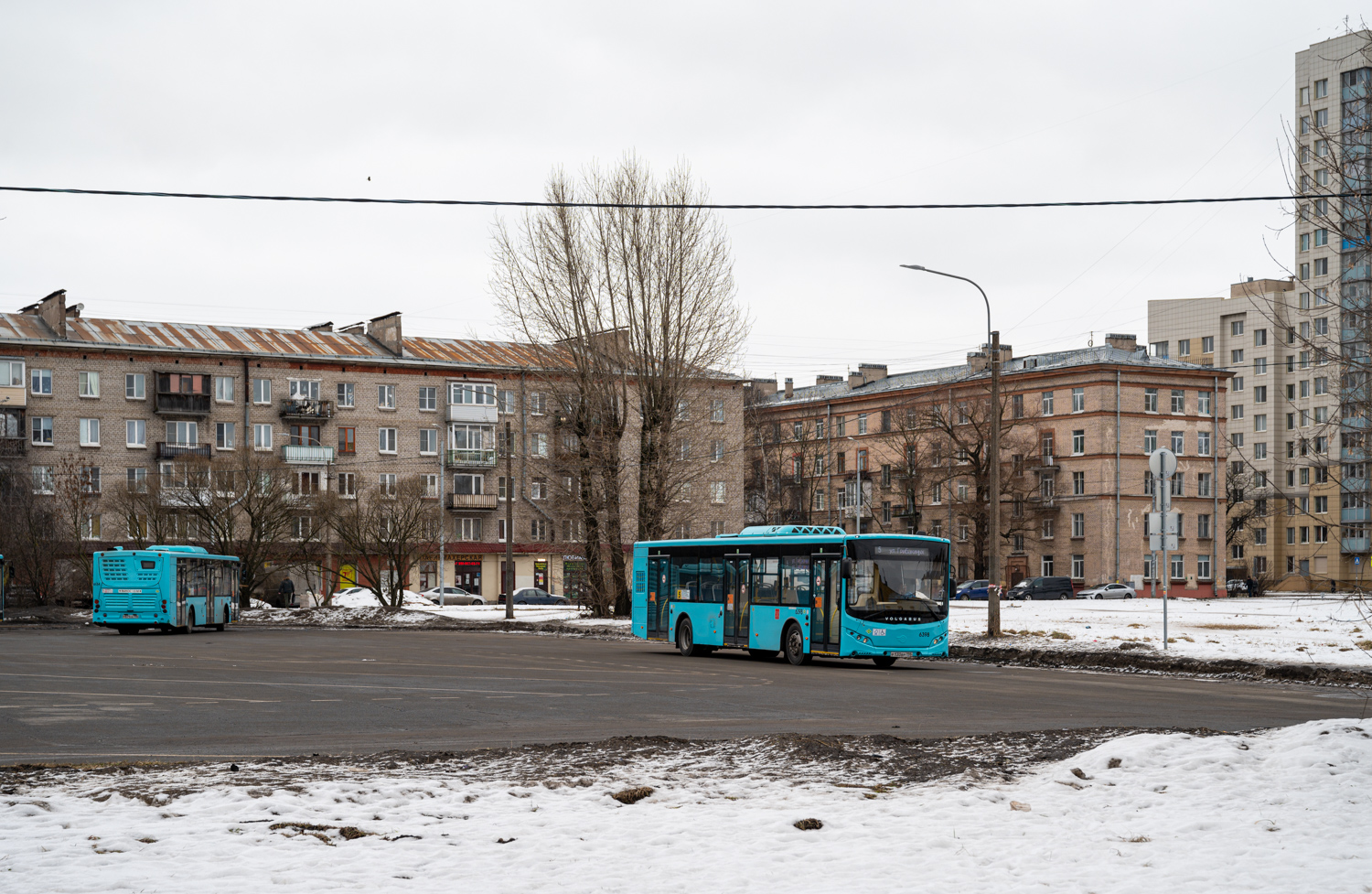 Saint Petersburg, Volgabus-5270.G4 (LNG) # 6634; Saint Petersburg, Volgabus-5270.G4 (LNG) # 6398
