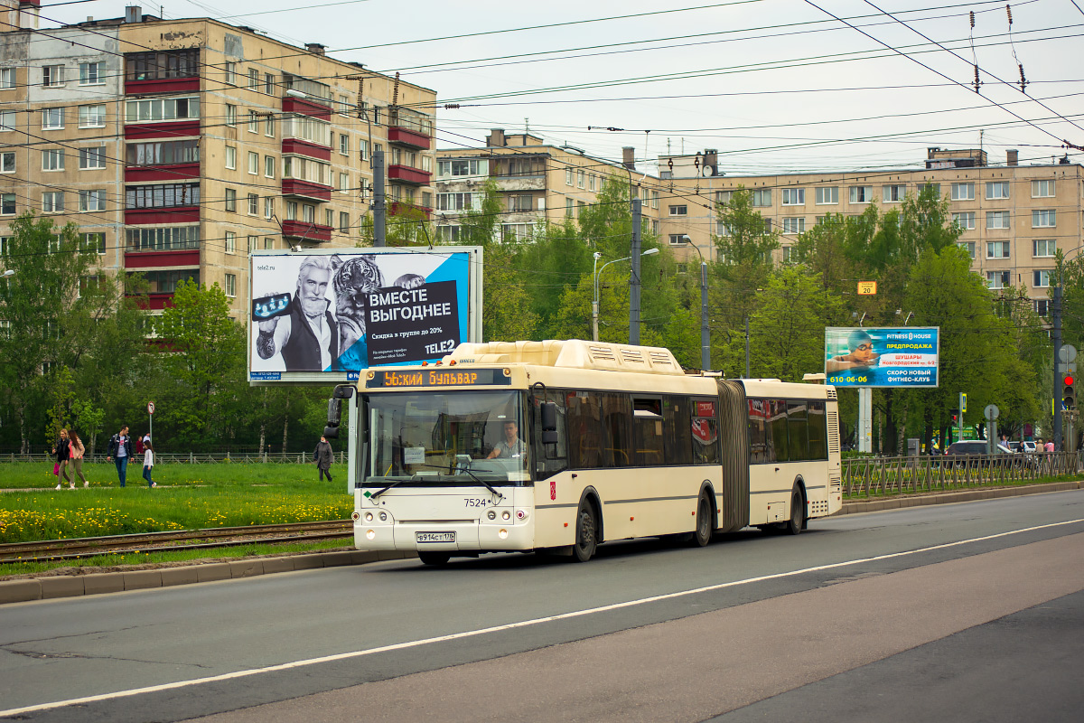 Saint Petersburg, LiAZ-6213.71 # 7524
