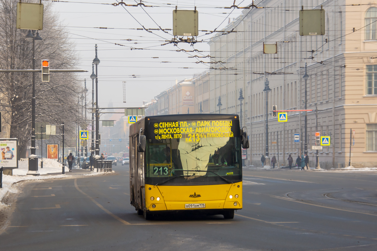 Saint Petersburg, MAZ-206.067 # В 091 ВМ 178