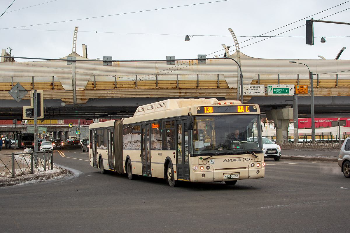 Saint Petersburg, LiAZ-6213.71 # 7548