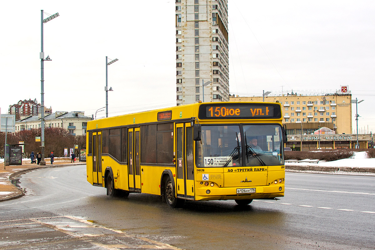 Saint Petersburg, MAZ-103.468 Nr. В 126 НУ 178