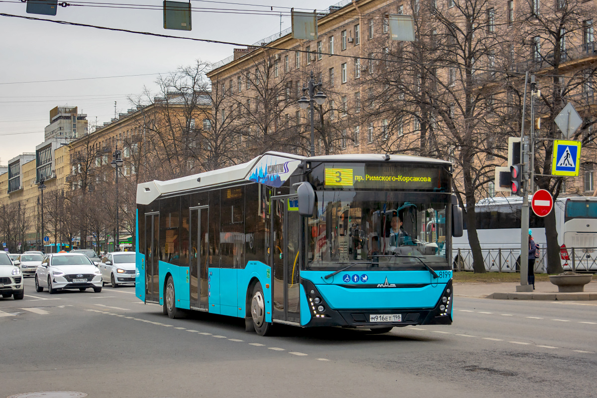 Saint Petersburg, MAZ-303.065 # 8199