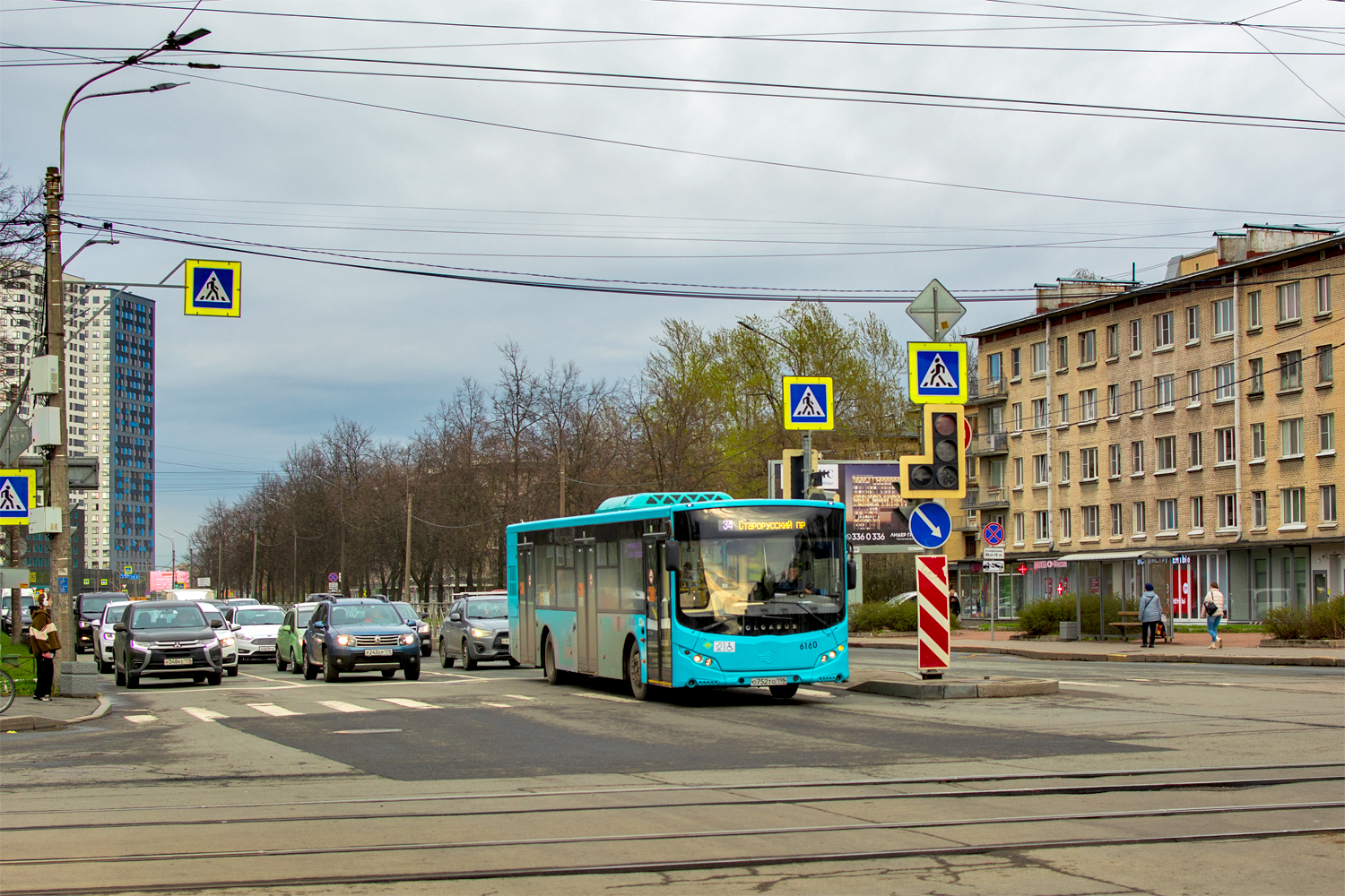 Saint Petersburg, Volgabus-5270.G2 (LNG) # 6160