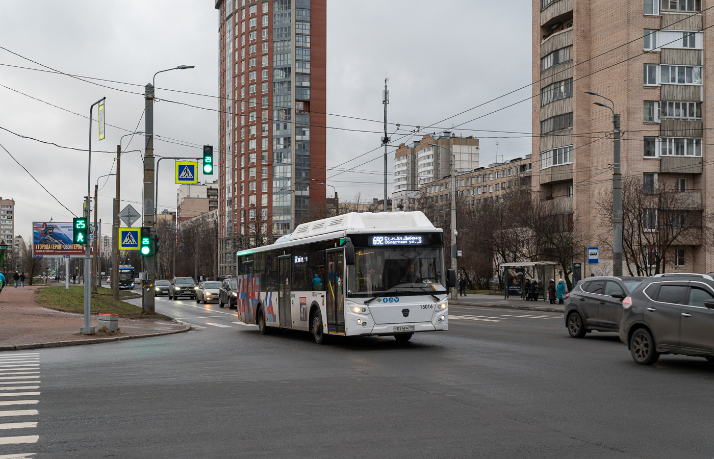 Saint Petersburg, LiAZ-5292.67 (CNG) # 15016