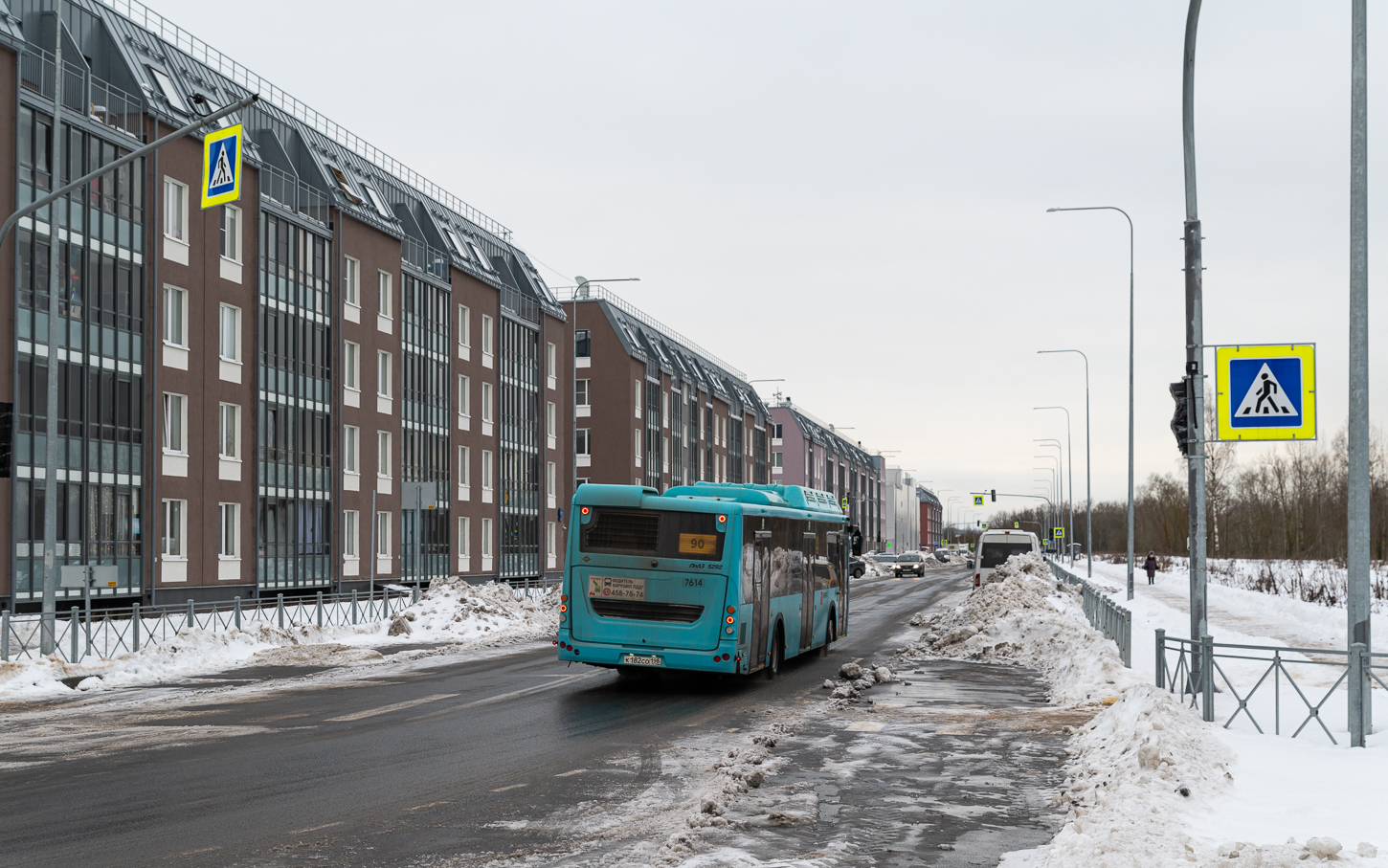 Saint Petersburg, LiAZ-5292.67 (CNG) Nr. 7614