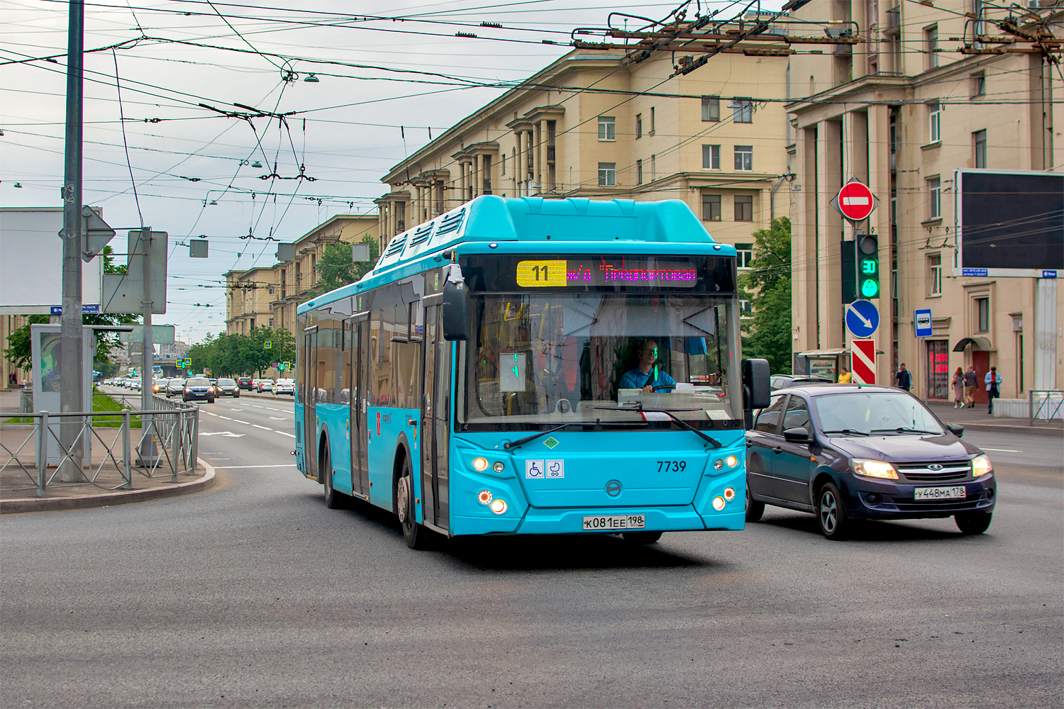 Saint Petersburg, LiAZ-5292.67 (CNG) # 7739