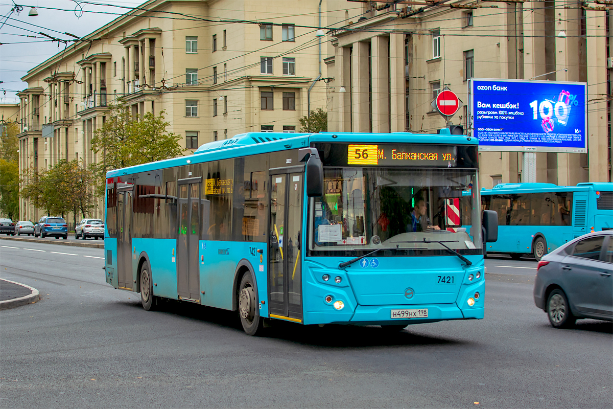 Saint Petersburg, LiAZ-5292.65 # 7421