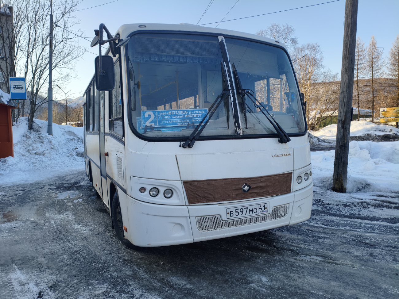Yelizovo, PAZ-320402-05 "Vector" # В 597 МО 41