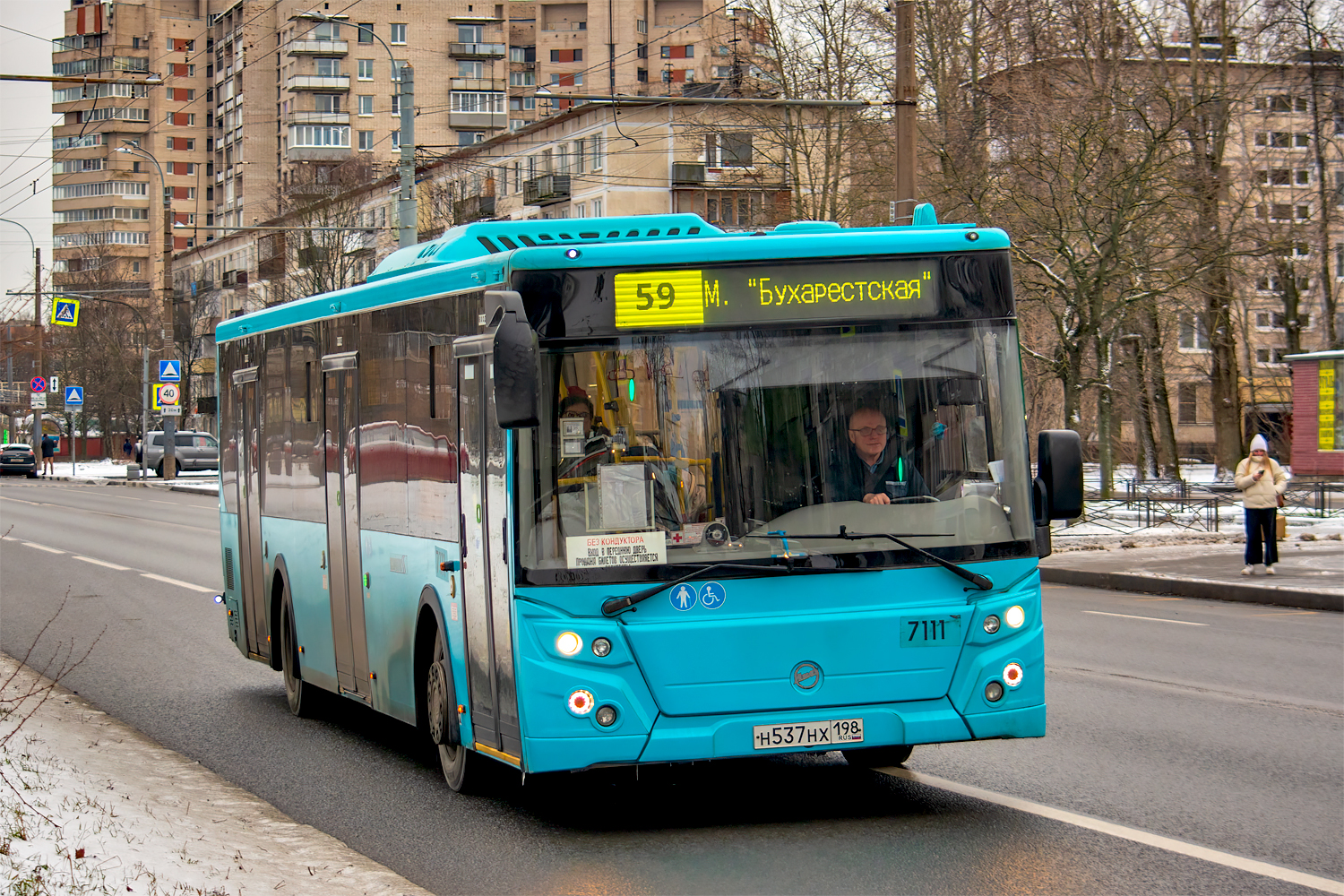 Saint Petersburg, LiAZ-5292.65 # 7111