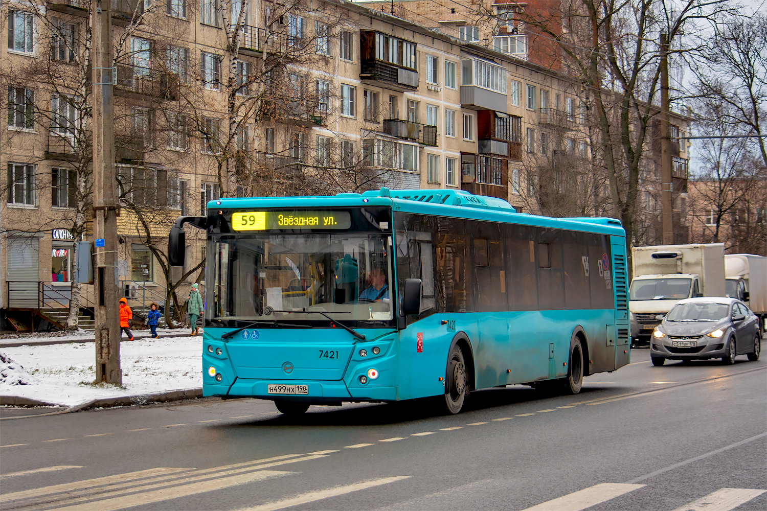 Saint Petersburg, LiAZ-5292.65 # 7421