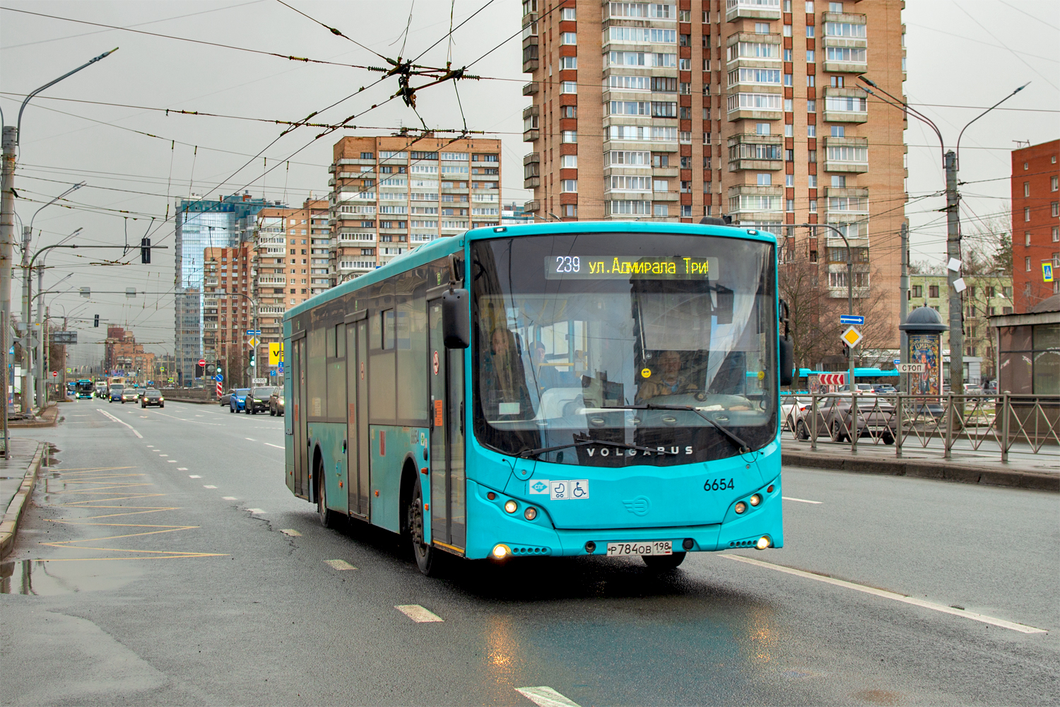 Saint Petersburg, Volgabus-5270.G4 (LNG) # 6654