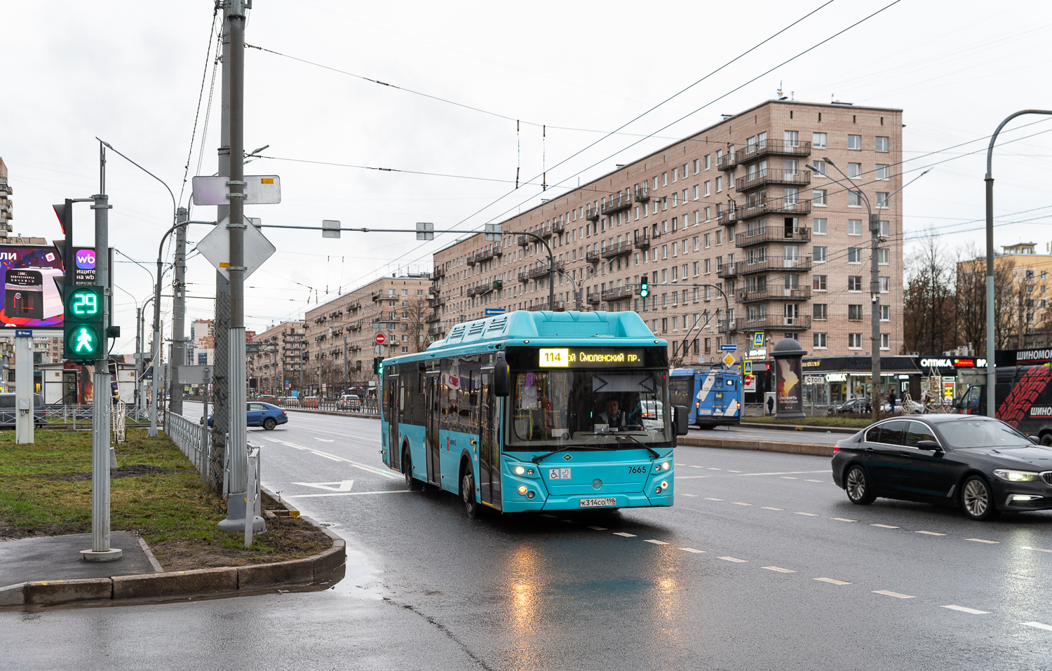Saint Petersburg, LiAZ-5292.67 (CNG) # 7665