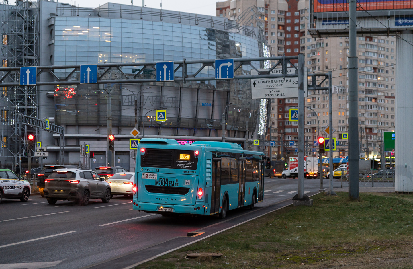 Saint Petersburg, LiAZ-5292.67 (LNG) # 31211