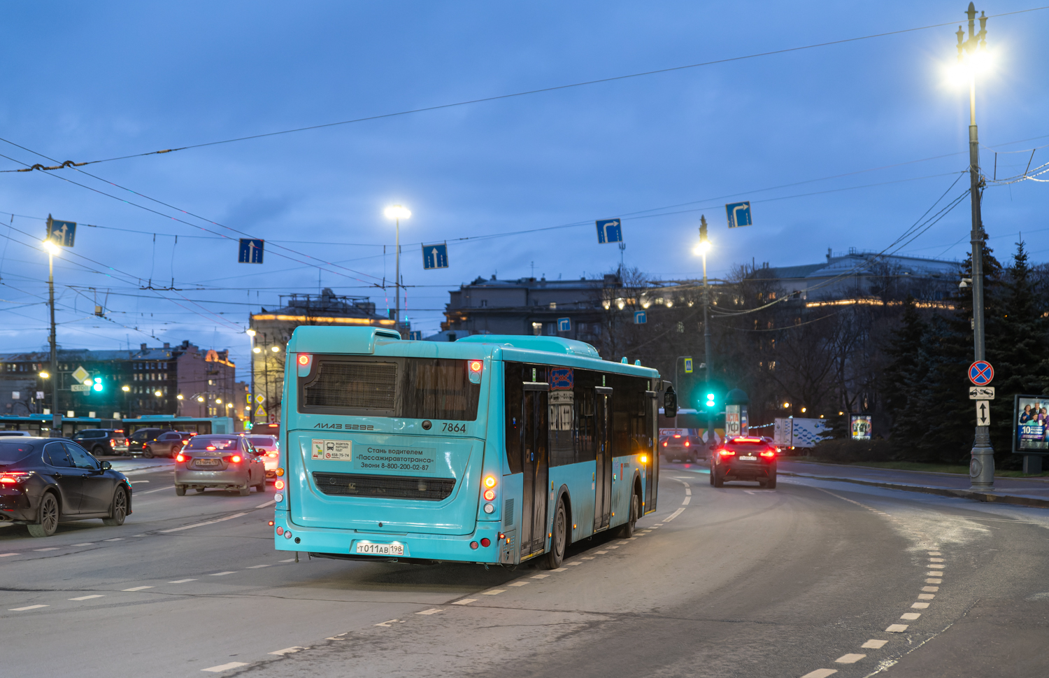 Saint Petersburg, LiAZ-5292.65 # 7864