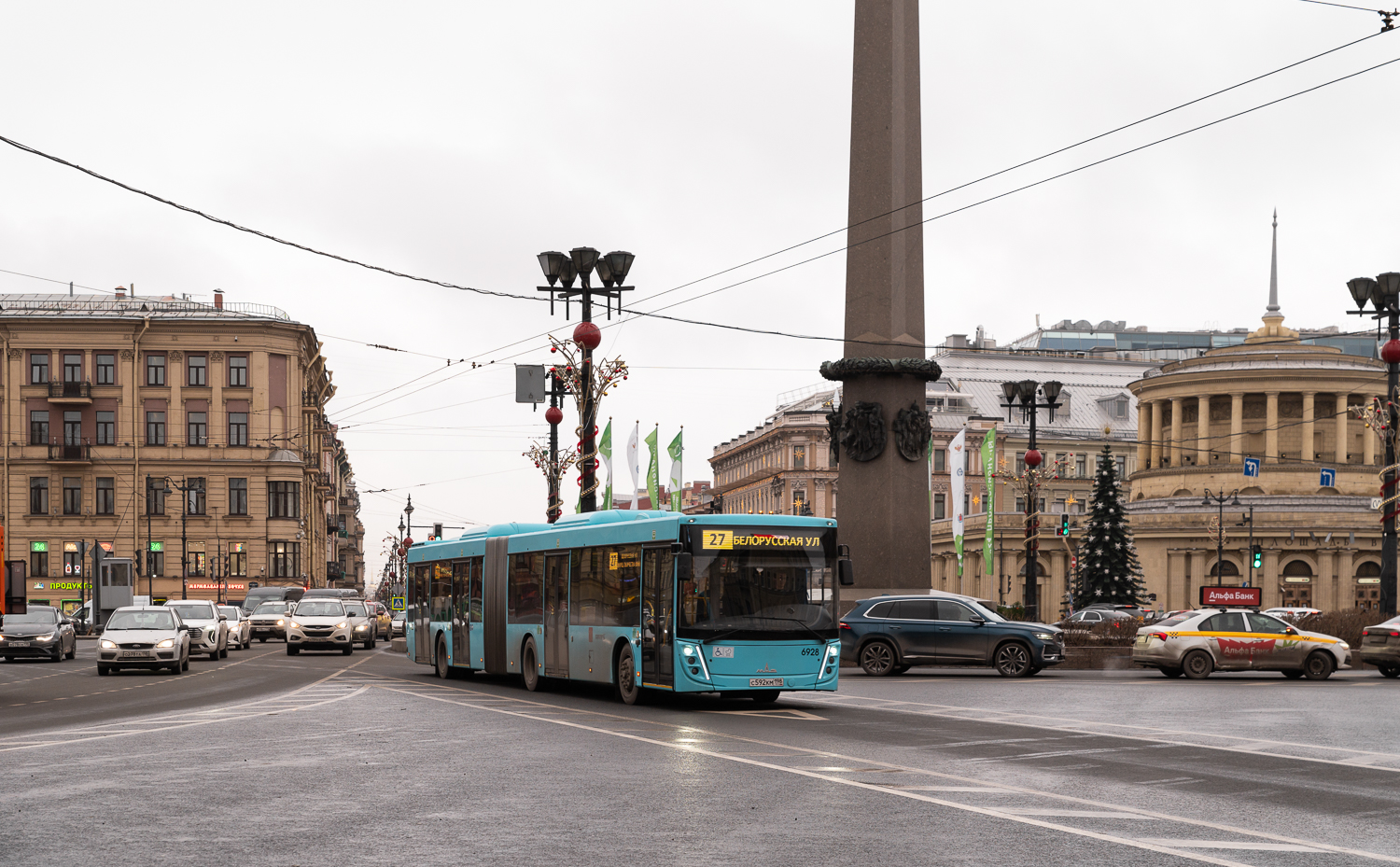Saint Petersburg, MAZ-216.047 # 6928