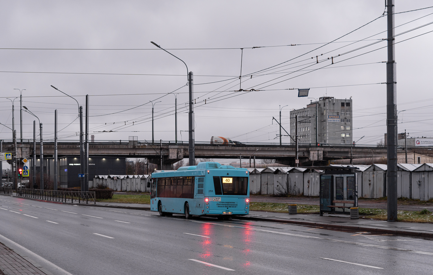Saint Petersburg, MAZ-203.047 # 2158