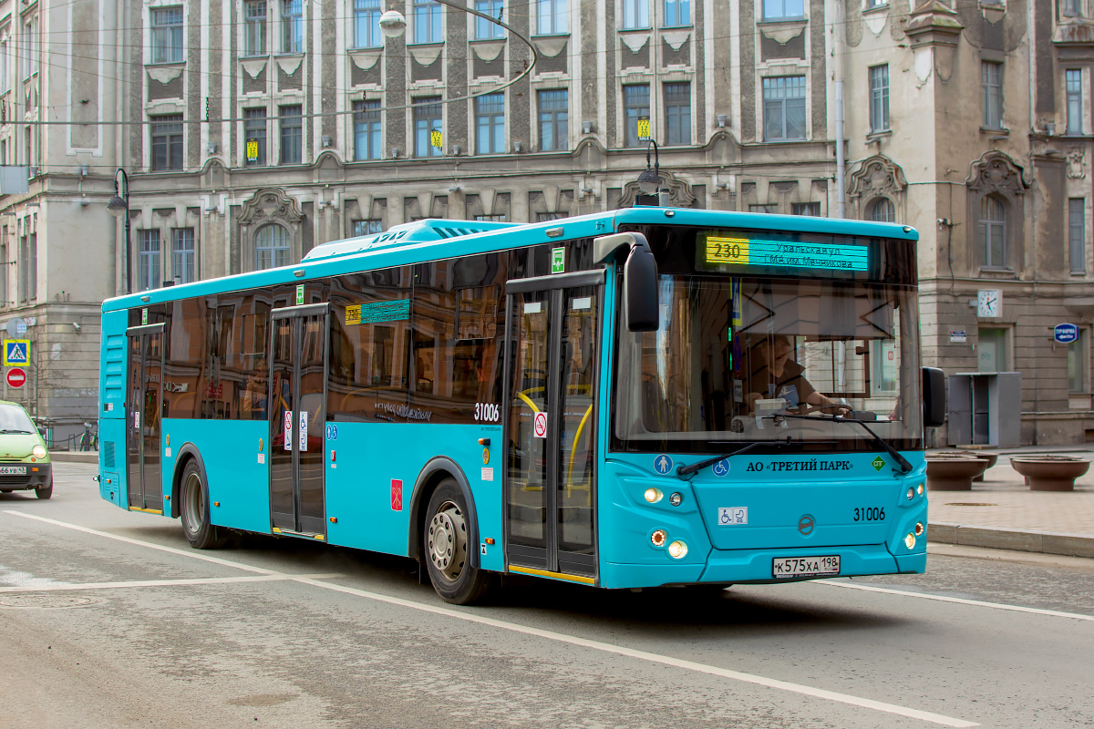 Saint Petersburg, LiAZ-5292.67 (LNG) # 31006