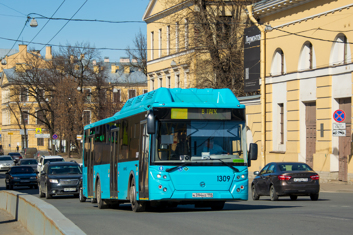 Saint Petersburg, LiAZ-5292.67 (CNG) # 1309