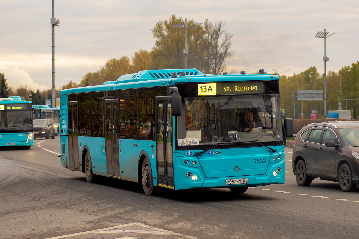 Saint Petersburg, LiAZ-5292.67 (LNG) Nr. 7533