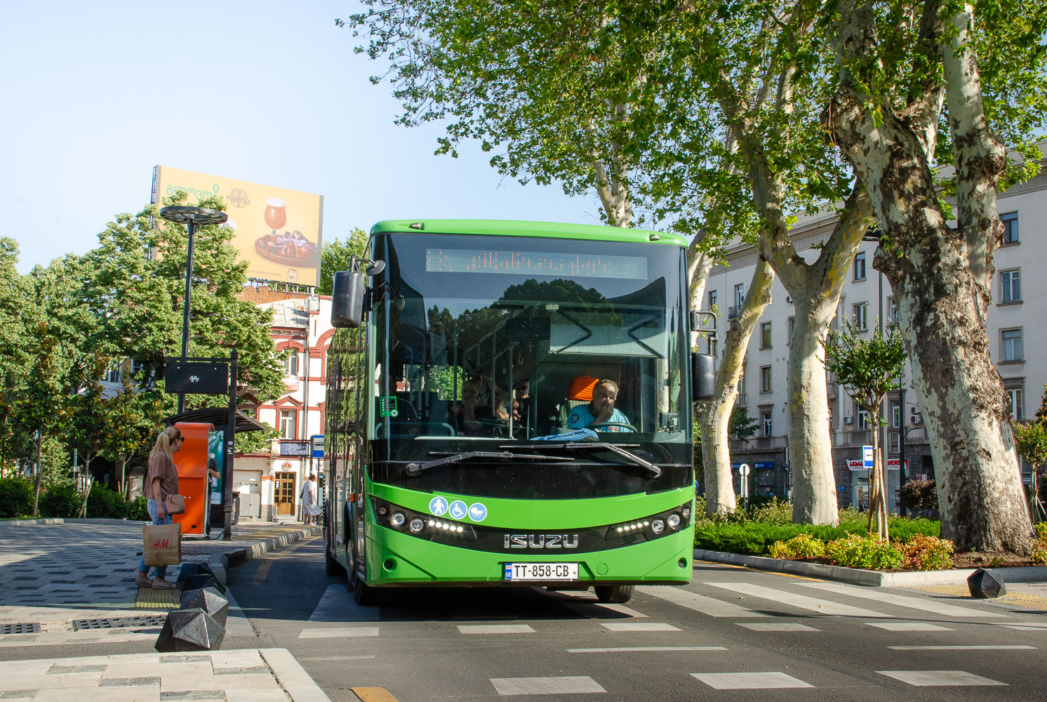 Tbilisi, Anadolu Isuzu Novociti Life # TT-858-CB