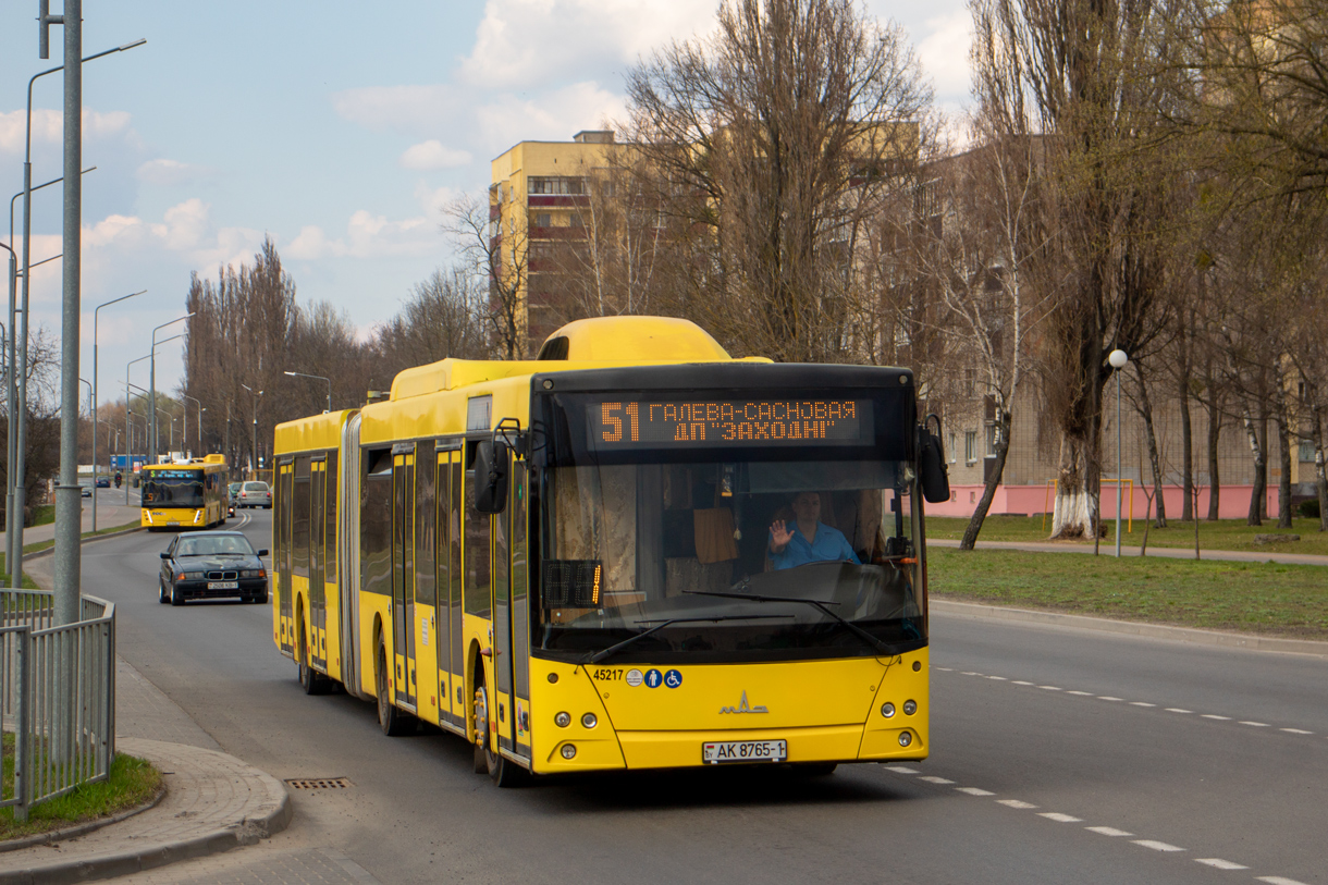 Пинск, МАЗ-215.069 № 45217