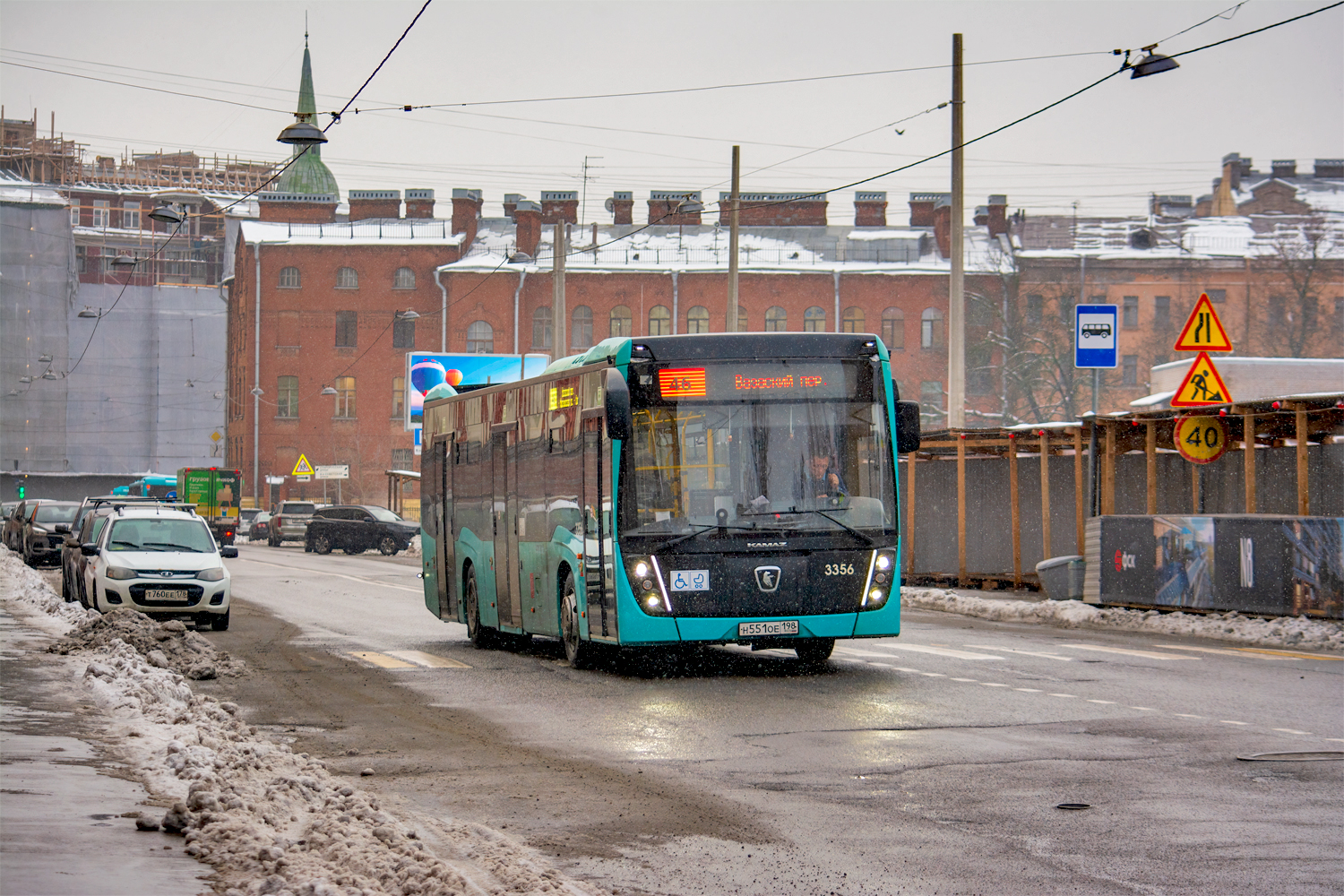 Saint Petersburg, NefAZ-5299-40-52 # 3356