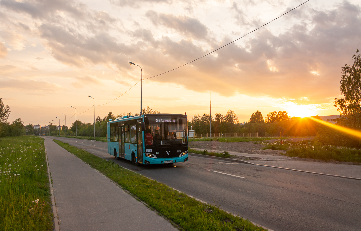 Saint Petersburg, Volgabus-4298.G4 (LNG) # 7058