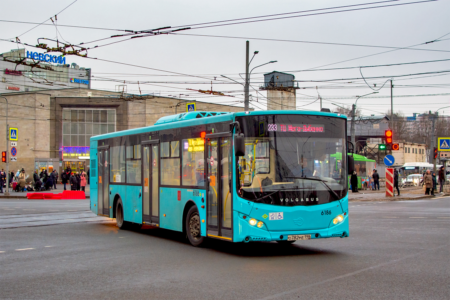 Saint Petersburg, Volgabus-5270.G2 (LNG) # 6186