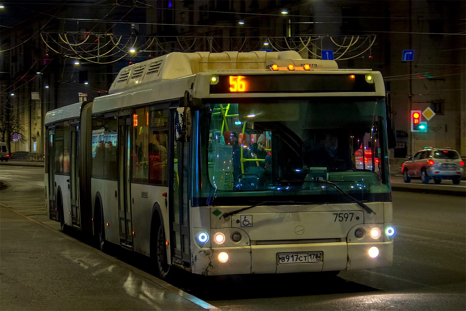 Saint Petersburg, LiAZ-6213.71 # 7597