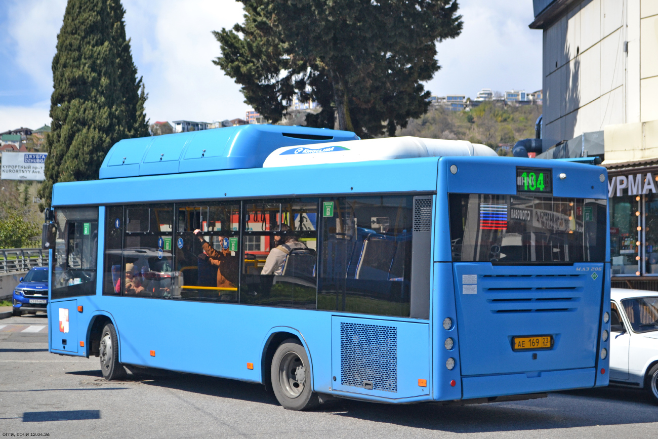 Sochi, MAZ-206.948 # АЕ 169 23