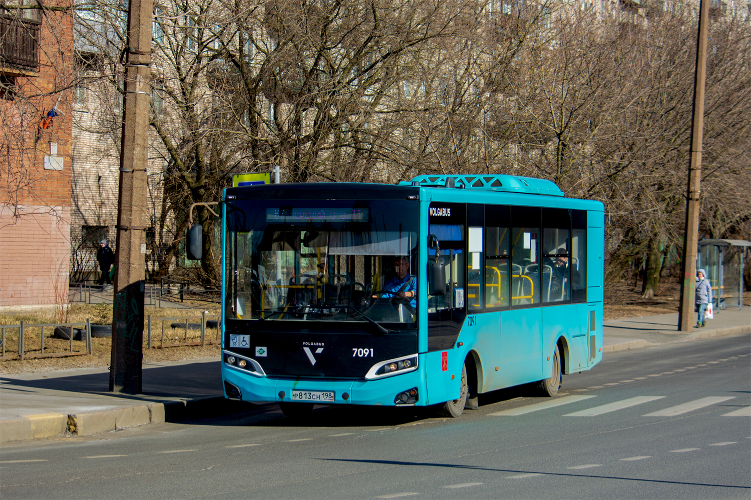 Saint Petersburg, Volgabus-4298.G4 (LNG) # 7091